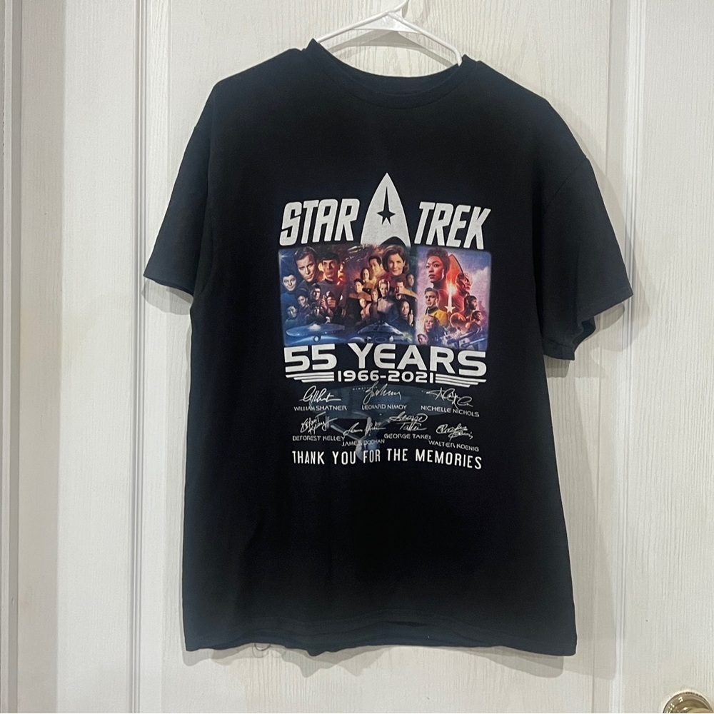 Will not take less Star Trek 55 Years Black T-Shirt